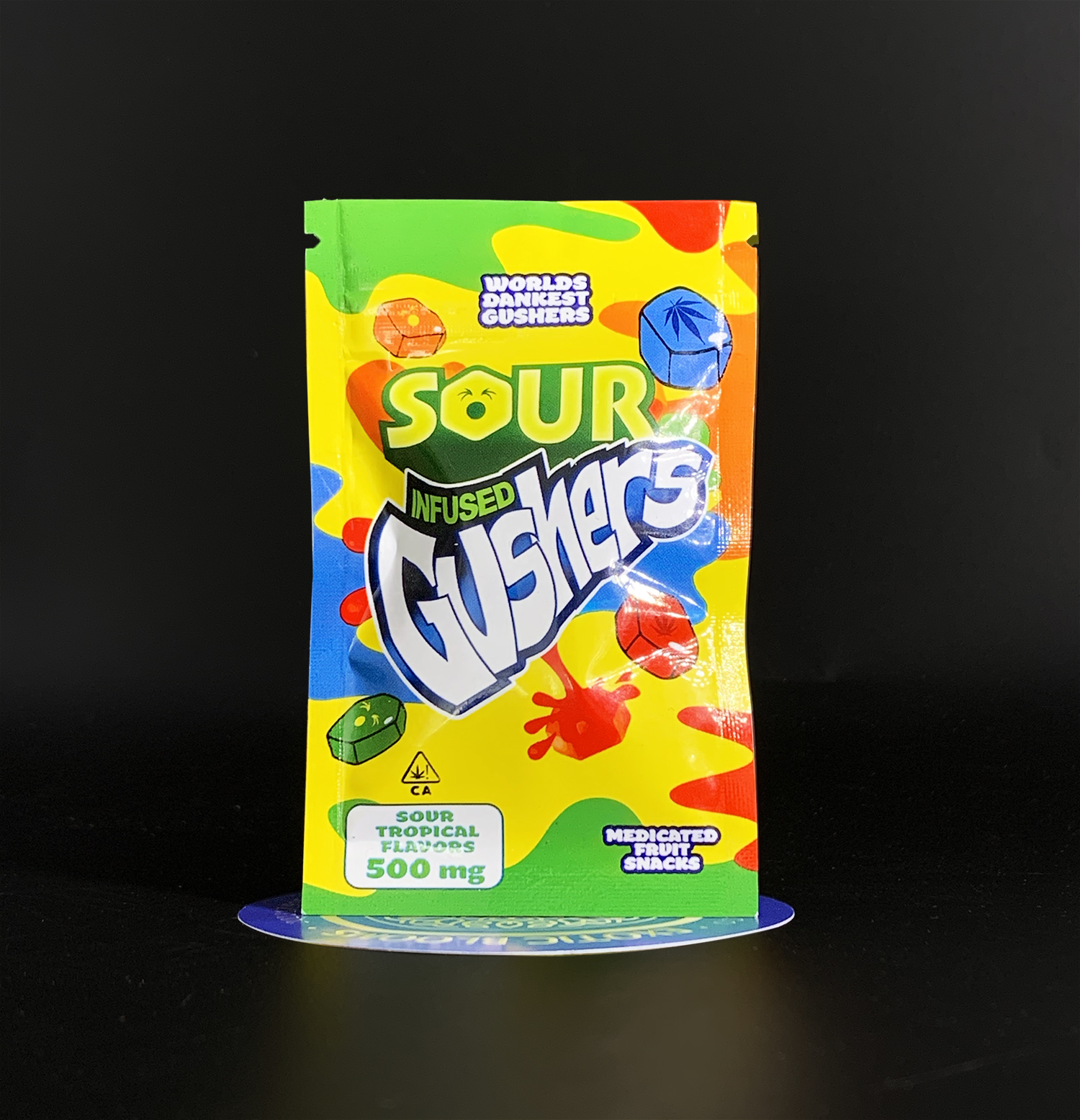 Sour Infused Gushers 500mg Bag Exotic Blooms Experience Washington