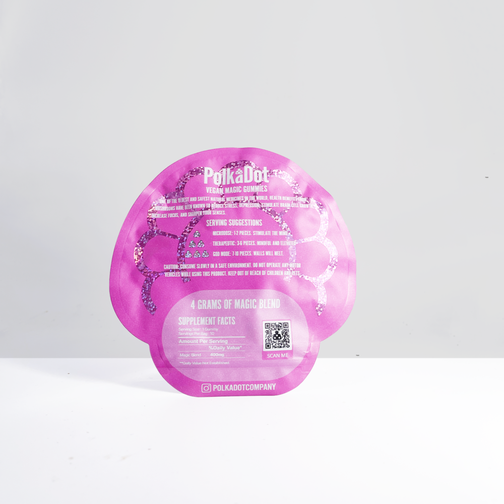 PolkaDot Magic Mushroom Gummies 4g Exotic Blooms Experience