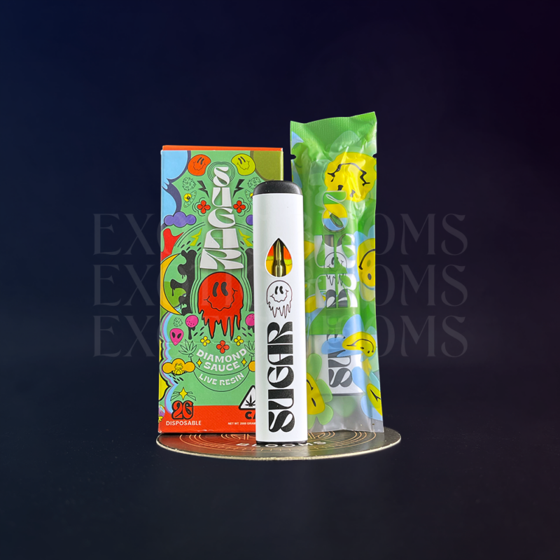 SUGAR Diamond Sauce Live Resin Disposable - 2g - Exotic Blooms